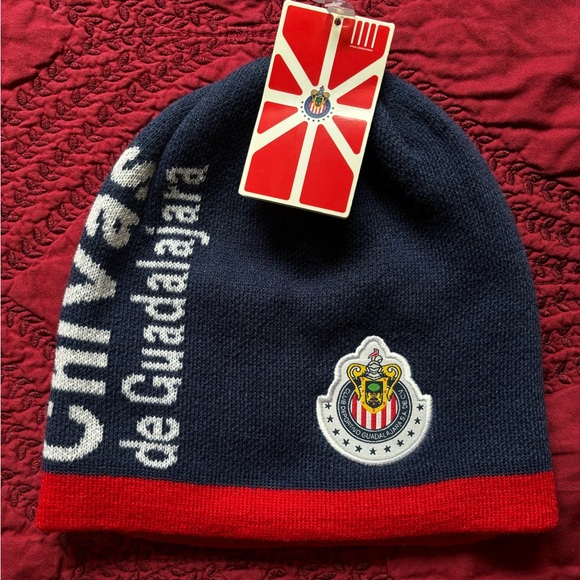 CHIVAS DE GUADALAJARA OFFICIALL , BEANIE , 100% ACRLYC - Picture 2 of 4